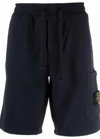 Stone Island флисовые спортивные шорты