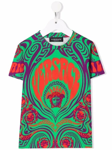 Versace Kids Medusa Head-print short-sleeved T-shirt