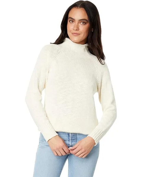 Свитер L.L.Bean Cotton Raggs Funnel Neck Pullover, цвет Cream