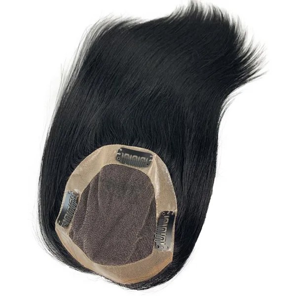 Человеческих волос топперы для свадьбы женские клипсы в небольших парик бразильские волосы Virgin (не подвергавшиеся химическому воздействию) в натуральных волос, парик, заколки, заколки для волос, трессы, заколки