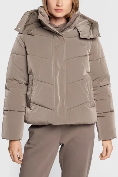КОРИЧНЕВОЕ пальто для женщин/девочек Calvin Klein, коричневый