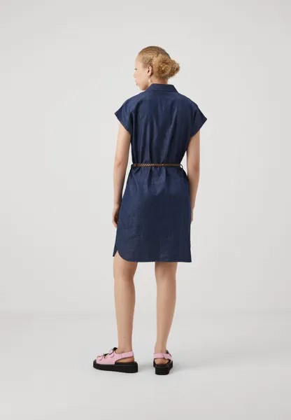 Платье-рубашка на талии JDYKAI BELT DRESS JDY, синий деним