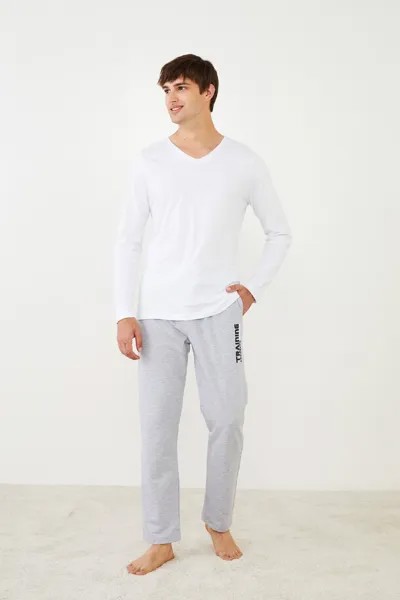 Пижамные штаны - Серые - Свободные LC Waikiki, серый