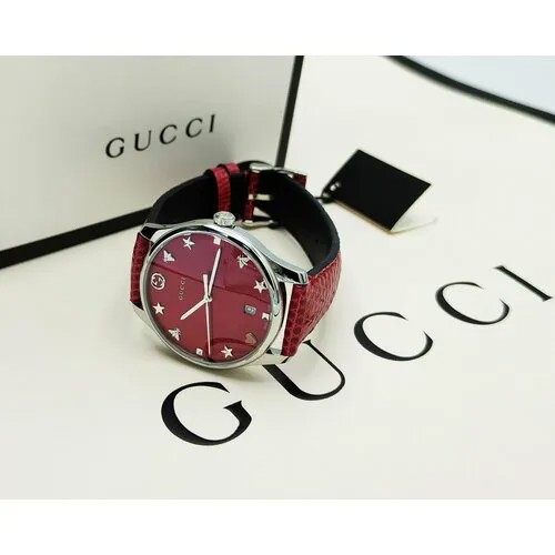 Наручные часы GUCCI YA1264041, красный