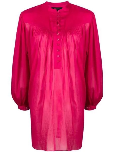 Isabel Marant полупрозрачная блузка с длинными рукавами