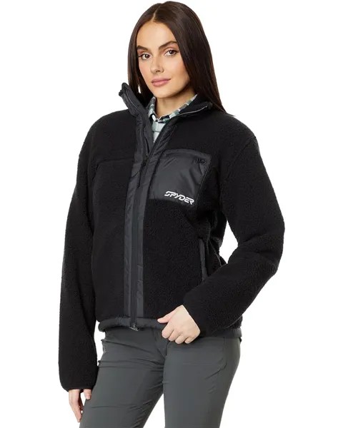 Куртка Spyder Sherman Fleece Jacket, черный