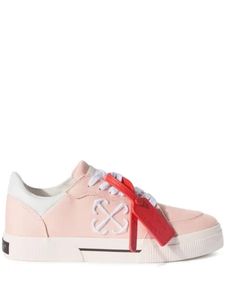 Off-White кеды New Low Vulcanized, розовый