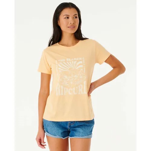 Футболка RIP CURL, размер L, бежевый
