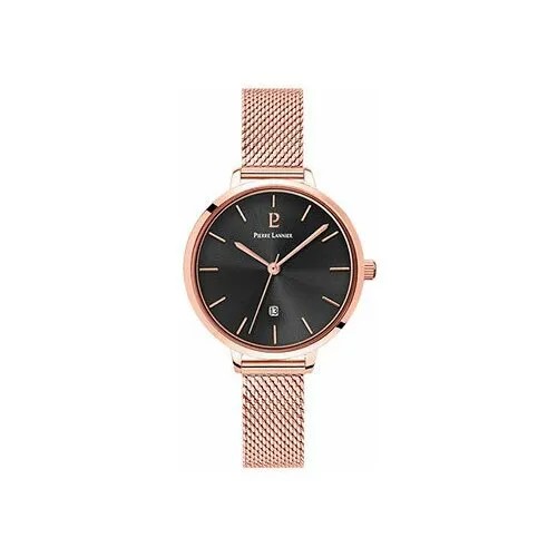 Наручные часы PIERRE LANNIER Часы Pierre Lannier 032K938, черный, золотой
