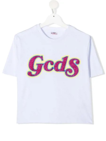 Gcds Kids укороченная футболка с логотипом