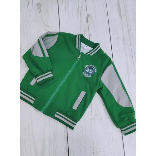 Куртка  демисезонная, размер 98, зеленый