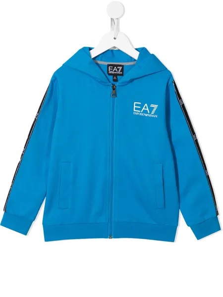 Emporio Armani Kids худи на молнии с логотипом