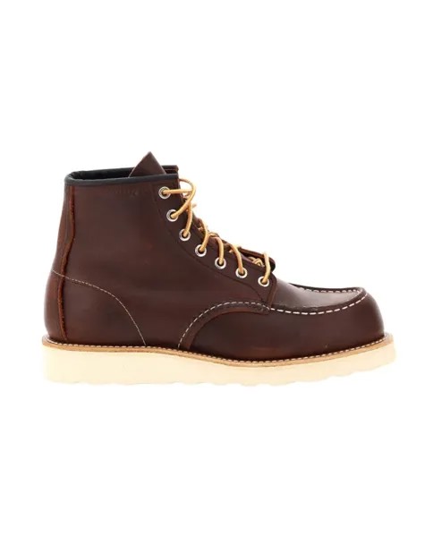 Классические масляные ботинки из бриара с замком на мыске Red Wing Shoes, коричневый