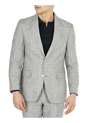TOMMY HILFIGER Мужской серый однобортный классический костюм в шотландскую клетку Раздельный блейзер 41 R