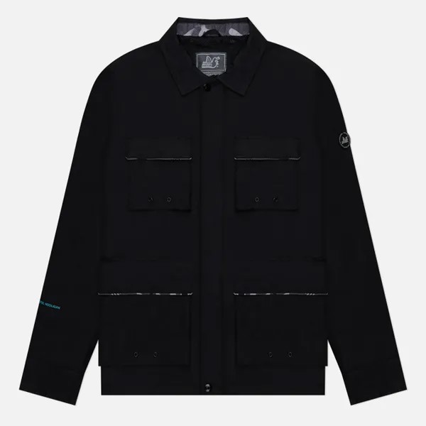 Мужская куртка ветровка Peaceful Hooligan Mountbatten Overshirt чёрный, Размер XXL