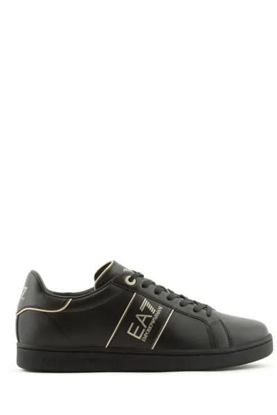 Черные спортивные туфли Armani Emporio Classic на чашечной подошве EA7, черный