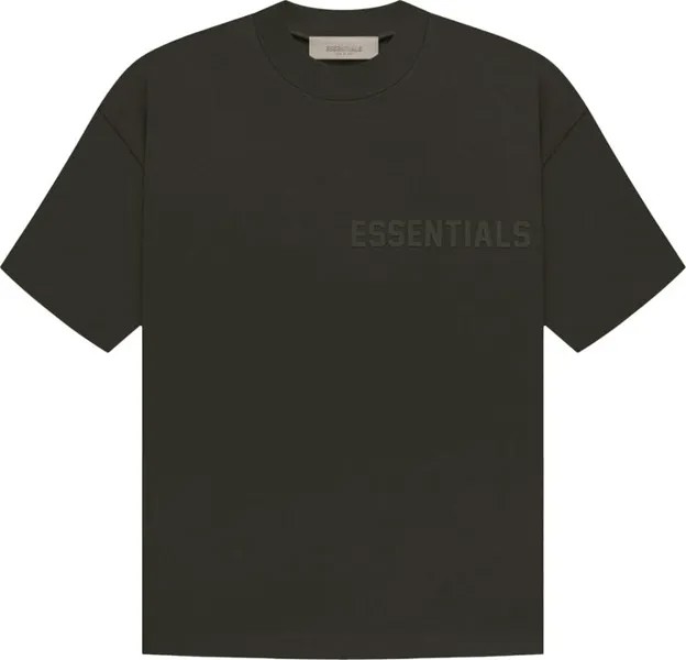 Футболка Fear of God Essentials Short-Sleeve Tee 'Off Black', черный