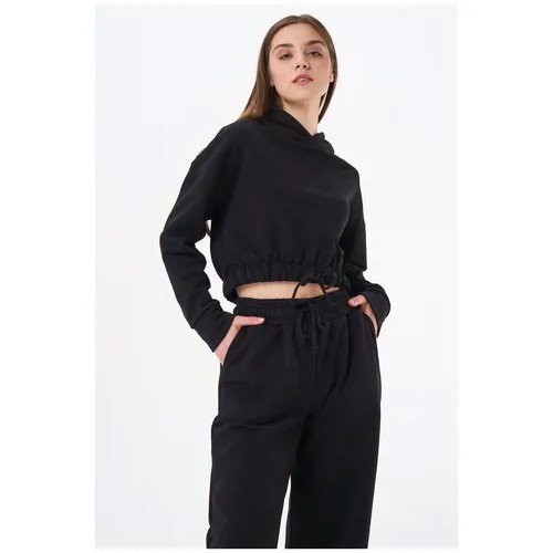 Кроп-худи на резинке Ennergiia SS22-WG10 Фиолетовый 48