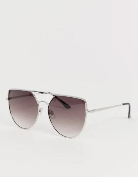 Солнцезащитные очки с прямым верхом Jeepers Peepers-Серебряный