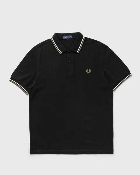 Поло Fred Perry The Twin Tipped Fp Shirt, цвет blk/ecr/lrlwgren