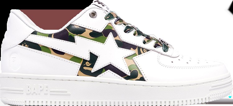 Кроссовки Wmns Bapesta 'Icon ABC Camo - Green', зеленый