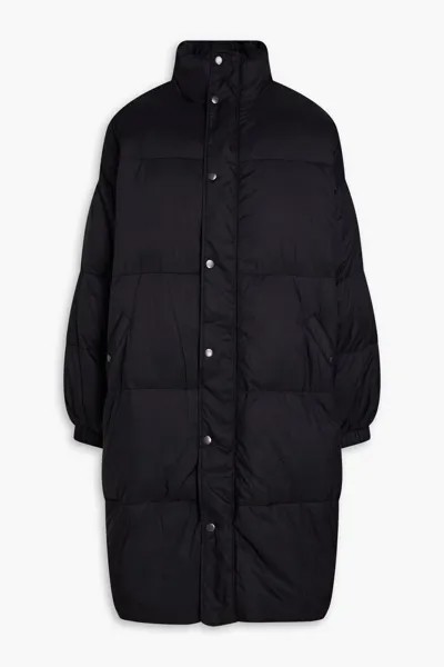 Стеганое пальто из ракушки Isabel Marant, черный
