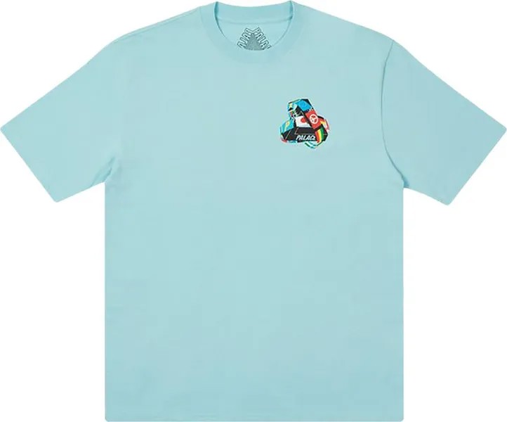 Футболка Palace Tri-Flag T-Shirt 'Blue', синий