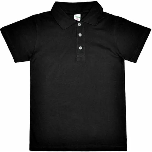 Поло RexTex Базовая коллекция, размер 36, черный