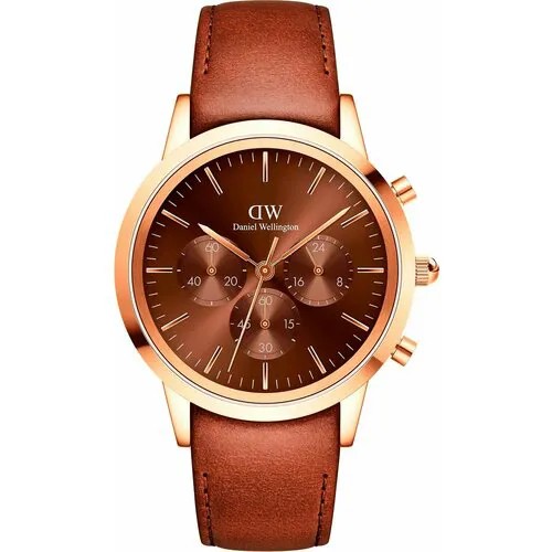Наручные часы Daniel Wellington, коричневый