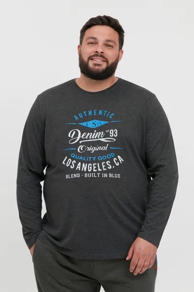 Лонгслив BLEND Longsweatshirt, серый