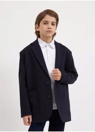 Школьный пиджак Gulliver, размер 146, черный