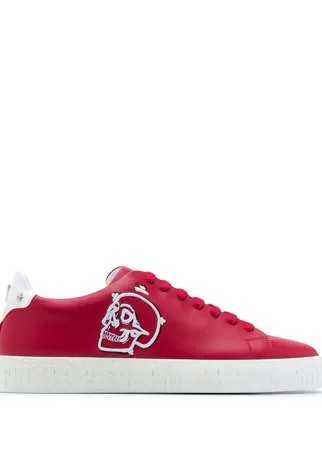 Philipp Plein кеды с вышивкой Skull