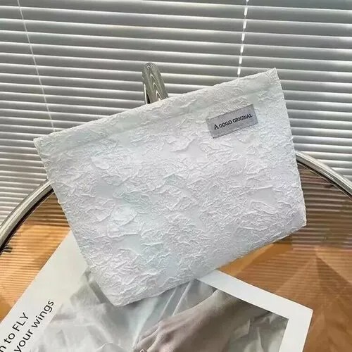 Косметичка 4х19х26 см, , белый