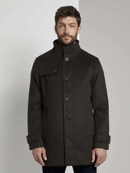 Пальто мужское TOM TAILOR 1020703 черное XL