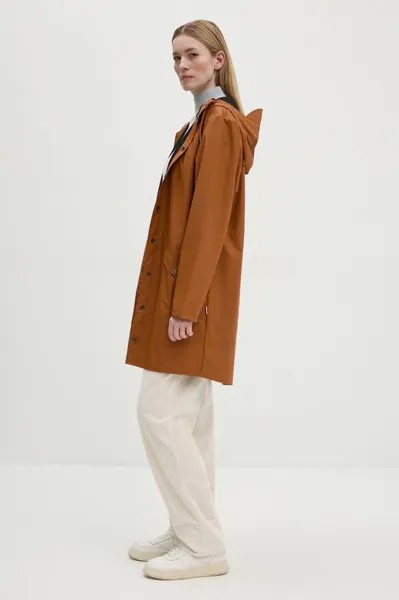 Плащ Long Jacket W3 Rains, оранжевый
