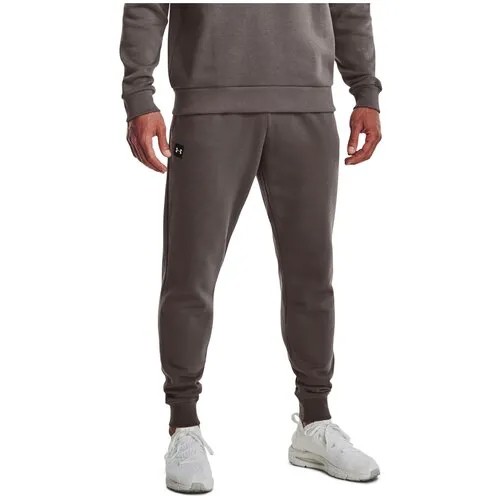 Брюки джоггеры Under Armour Rival Fleece Joggers, размер XXL, черный, серый