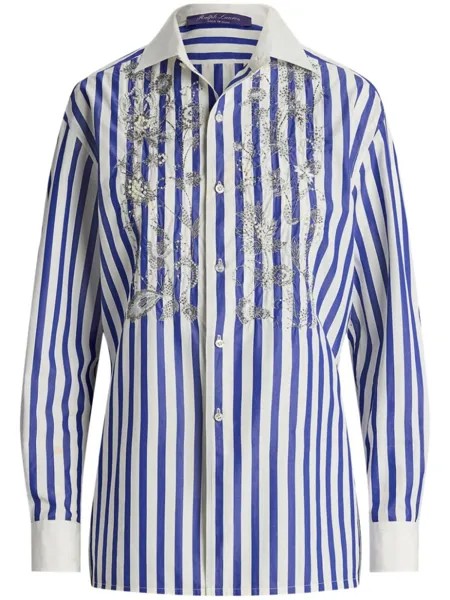 Декорированная рубашка Capri Ralph Lauren Collection, синий