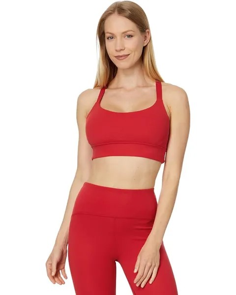 Бюстгальтер Beyond Yoga Powerbeyond Strive Long Line Bra, цвет Retro Red