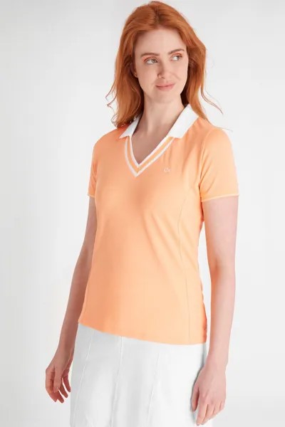 Оранжевая рубашка-поло Делавэр Calvin Klein Golf, оранжевый