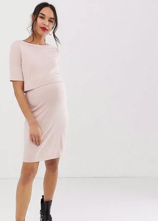 Светло-розовое платье New Look Maternity-Розовый
