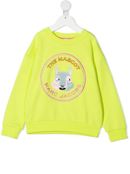 The Marc Jacobs Kids толстовка Mascot с вышитым логотипом