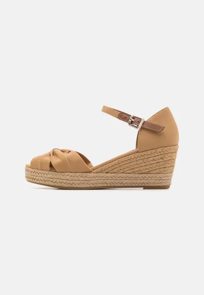 Эспадрильи BASIC OPEN TOE MID WEDGE Tommy Hilfiger, цвет classic khaki