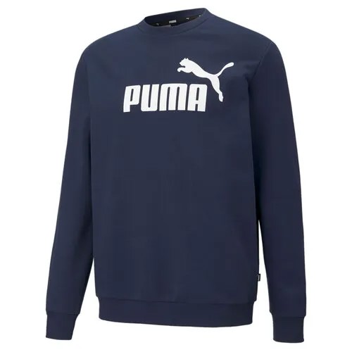 Свитшот PUMA Essentials Big Logo Crew Men’s Sweater, размер XL, синий