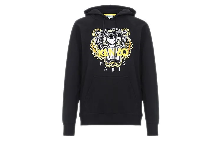 Толстовка женская Kenzo Paris, черный / желтый