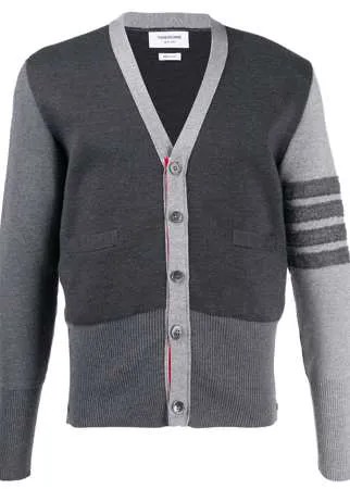 Thom Browne кардиган Fun Mix Shetland с полосками 4-Bar