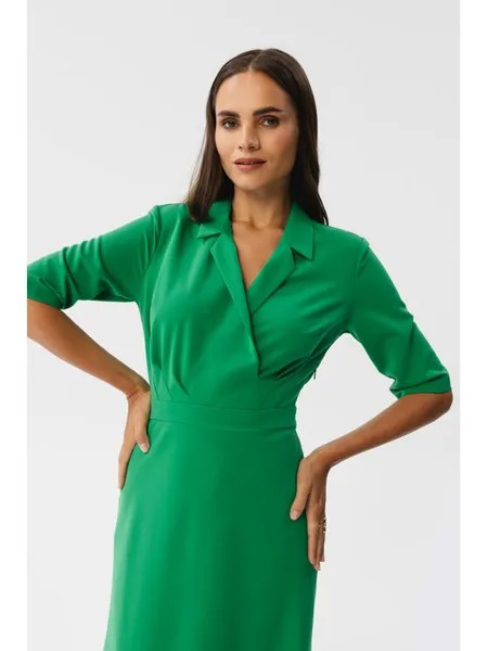 Коктейльное платье modern fit Stylove, зеленый