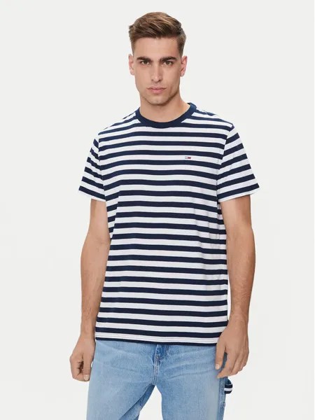 Футболка узкого кроя Tommy Jeans, синий