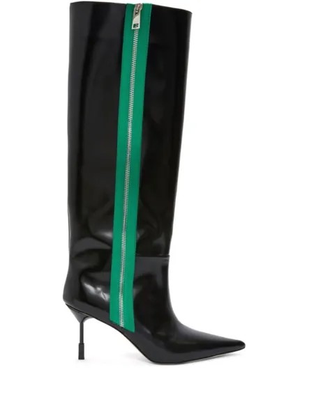 MSGM сапоги с заостренным носком, черный