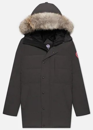 Мужская куртка парка Canada Goose Carson, цвет серый, размер S