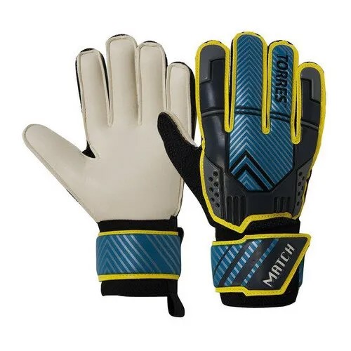 Вратарские перчатки TORRES, размер 8, голубой, бирюзовый